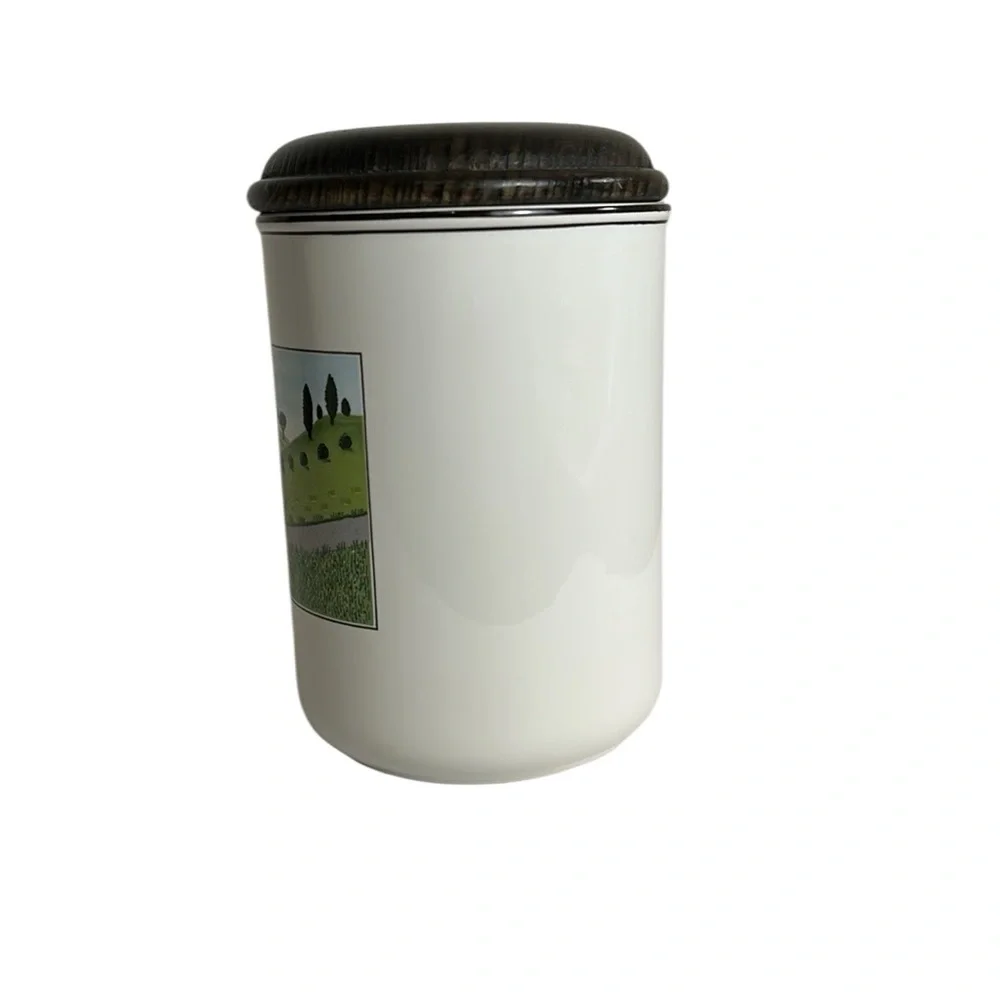 VTG Villeroy & Boch Naïf Porcelain Friends On Path Folk Art Canister
